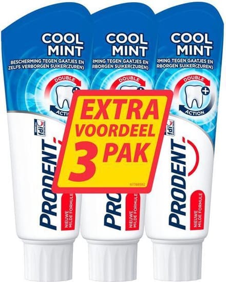 Prodent Tandpasta Coolmint - 3 x 75 ml