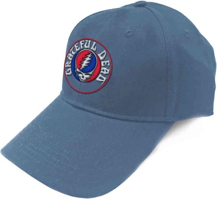 Grateful Dead Baseball pet Steal Your Face Logo Blauw