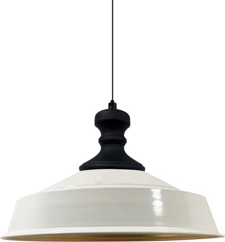 Bamyum Pendelleuchte Asletl Hanglamp Industrieel Wit Gemaakt Van Metaal