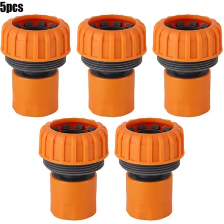 5 stuks 1 inch PP Waterslang Pijp Connector Snelkoppeling Slangkoppeling orange