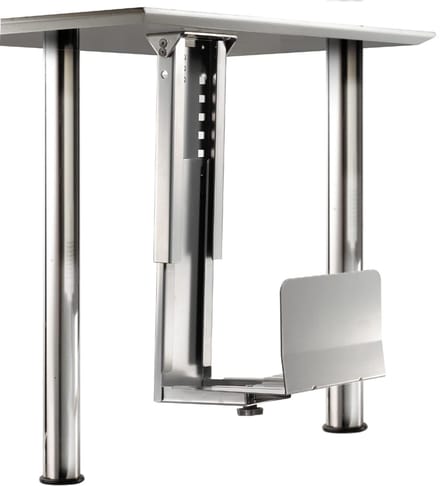 Unyqoos® Verstelbare CPU-houder voor onder het bureau met stevige constructie