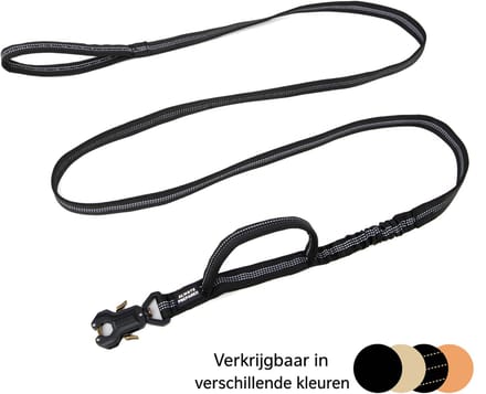 Always Prepared Pro Hondenriem - Elastisch - 240 cm - Reflecterend
