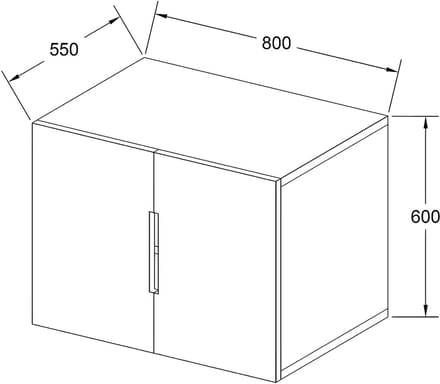 Vente-unique Zwevende badkamermeubel in teakhout met wastafel - 80 cm - SAWAN