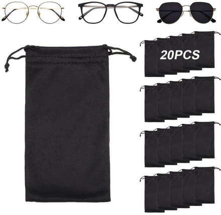 Dailygoods- Brillentas 20 Stuks - Zachte Zonnebriltas - Microvezeltas
