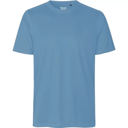 Herensportshirt 'Performance' met korte mouwen Dusty Indigo - M