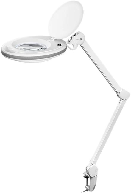 Goobay premium LED loeplamp | 650 lm | 8W | bureauklem | wit