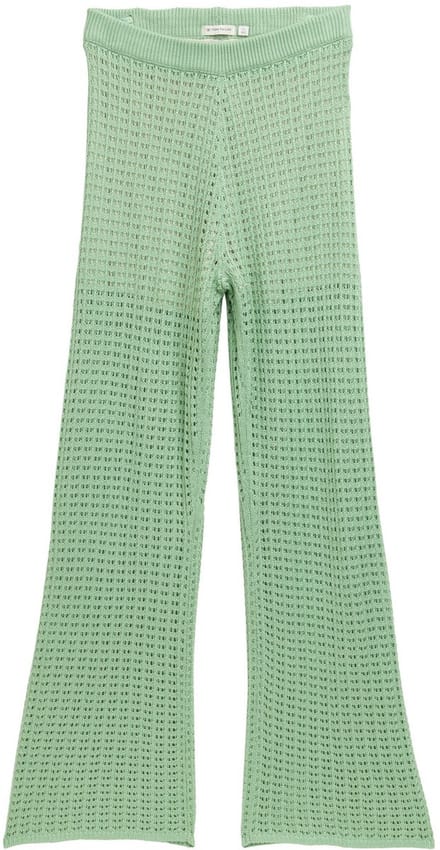 Tom Tailor Gebreide broek met wijde pijpen