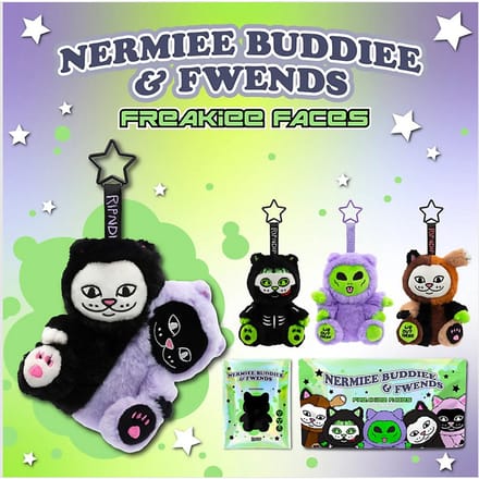 RIPNDIP Nermiee Buddies & Friends Mutants Bag Charm patroon