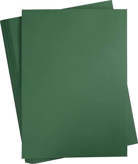 Gekleurd Karton, A2 420x594mm donkergroen, 100 vel | Knutselkarton
