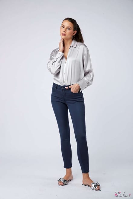 Broek Toxik3 met normale taille L750 donkerblauw