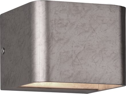 OSRAM - LED Wandlamp - Torna Molvan - 4W - Warm Wit 3000K - Rechthoek - Mat Nikkel - Aluminium