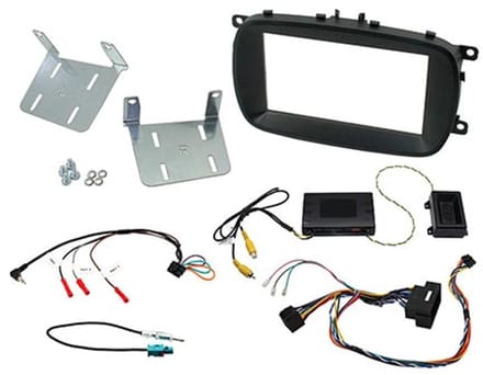 Connects2 - 2-DIN complete installatiekit Fiat 500X 2015-2021