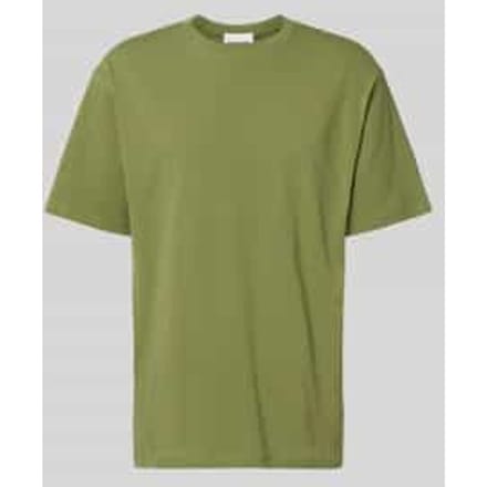 Relaxed fit T-shirt van Mix van biologisch katoen Model 'MAARKOS'