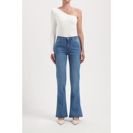 Mud Jeans Isy Flared Fan Stone Taglia: W27L34 | Pantaloni larghi Outlet | Donna