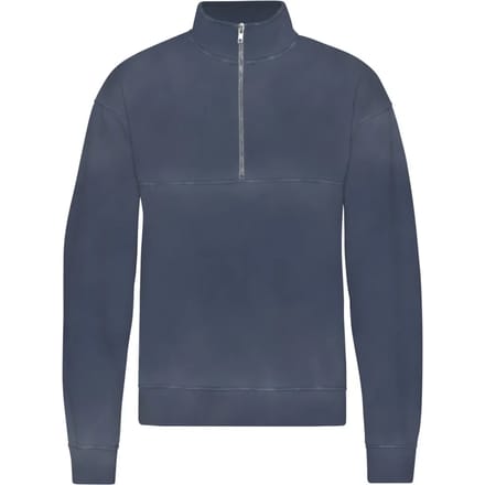 1/4 rits sweater Colorful Standard Organic Neptune Blue