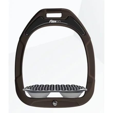 Endurance stijgbeugels Bruin/Grijs Flex-On Green Composite