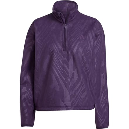 Adidas Aop Polarfleece Aurora Plum Größe: L | Pullover Outlet | Damen | Magenta