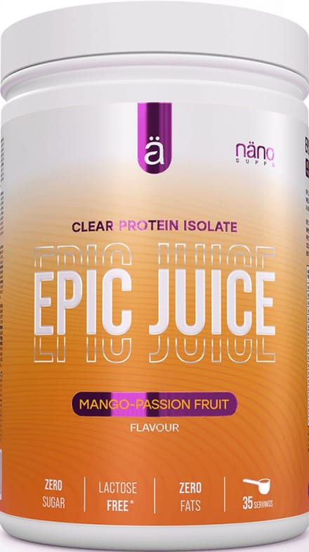 NanoSupps Epic Juice Clear Whey (875g) Mango - Passion Fruit - Eiwitten - Helder eiwit