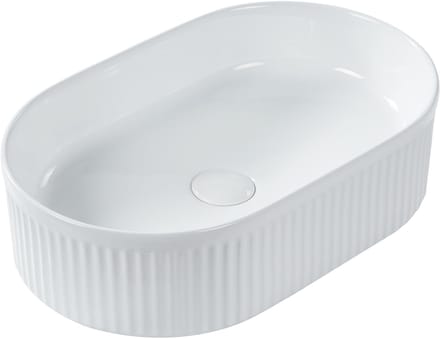 GELDO - Wastafel - Wit - 49 x 31 cm - Keramiek