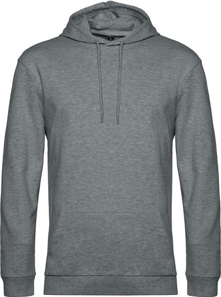 B&C Heren Hoodie (Midden-Grijze Heide)