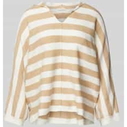Pullover met streepmotief en 3/4-mouwen