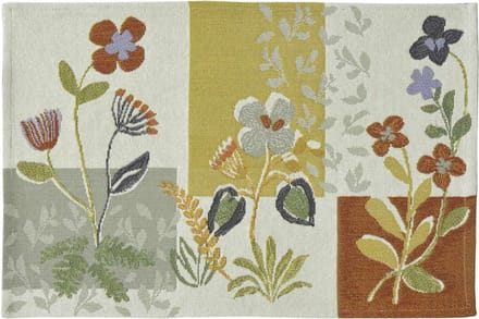 Placemat Norrebro met bloemen - 32 x 48 cm - Sander