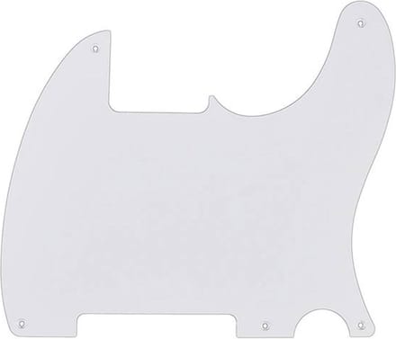 Fender 68214049 pickguard ‘50s Esquire, 5 screw holes, 1-ply, white