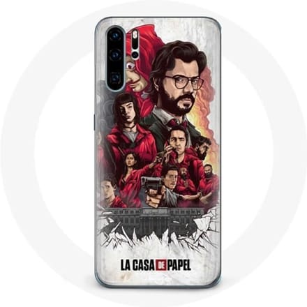 Coque pour Huawei P30 La Casa De Papel affiche art