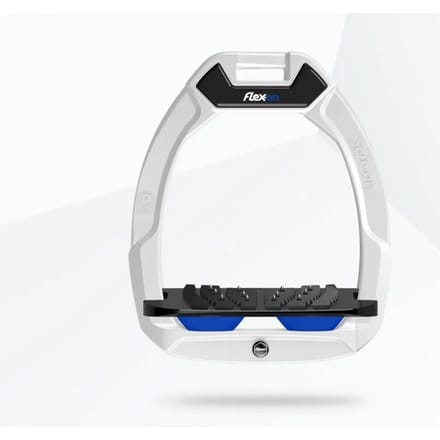 Veiligheidseisen voor paardrijden Hellend Ultra Grip Wit/Zwart/Blauw Flex-On Safe-On