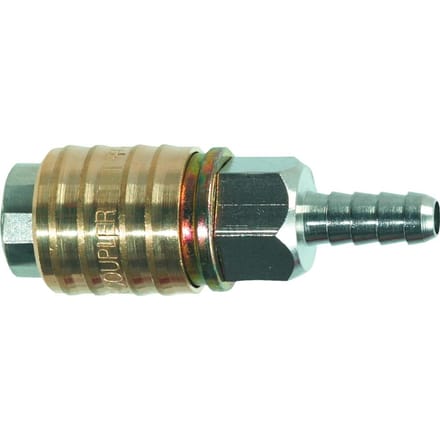 NEO - Snelkoppeling voor Compressor - 10 mm - Roestvrij Staal en Messing