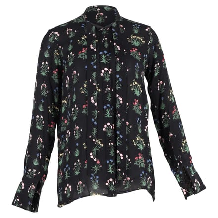 Valentino Garavani blouse van zijde met bloemenprint