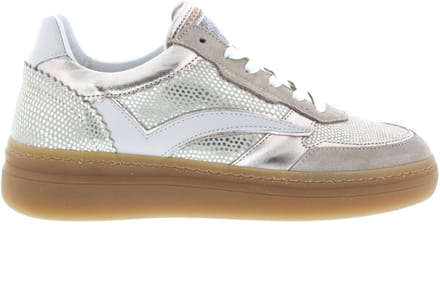 Floris Van Bommel Sfw-10158 Fygi Sneakers - Leer - Dames - Goudkleurig - Maat 42