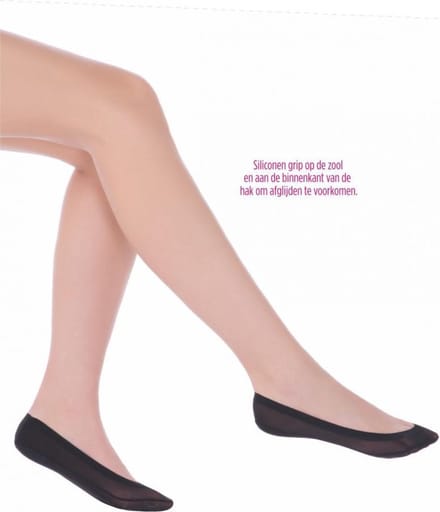 Penti Dames Kousenvoetjes Laser Cut - HUID - Maat One size
