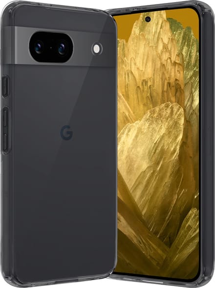 Hoes - Geschikt voor Google Pixel 8a - Sterk & Shockproof - Hoesje Cover - Siliconen Case - Transparant