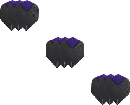 3 Sets (9 stuks) XS100 Skylight flights Multipack - Paars