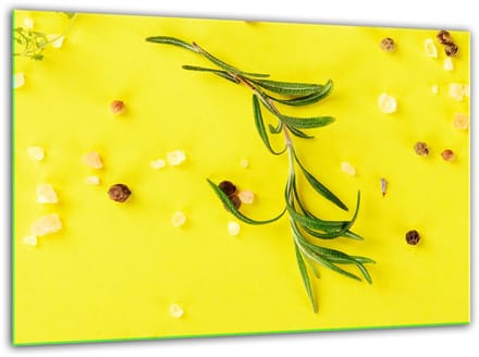 TMK ArtDeko - Snijplank - Gehard Glas - 30x22 cm - Gele Kleur