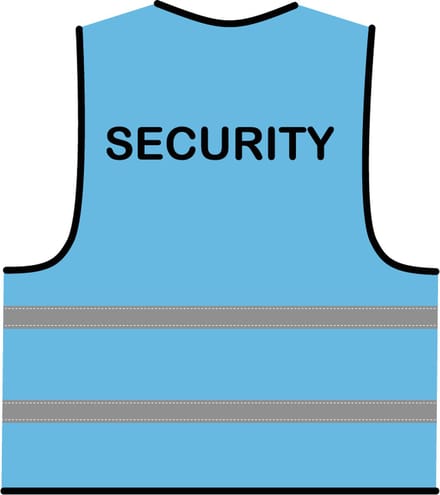 Security hesje lichtblauw
