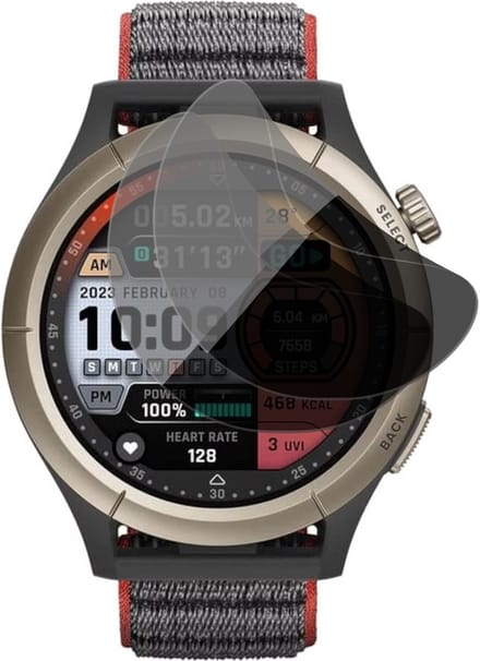 Privacy Screenprotector geschikt voor Amazfit Cheetah Pro - 2x FlexGuard Screen Protector