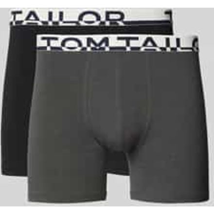 slim fit trunks met labelopschrift op de band in een set van 2