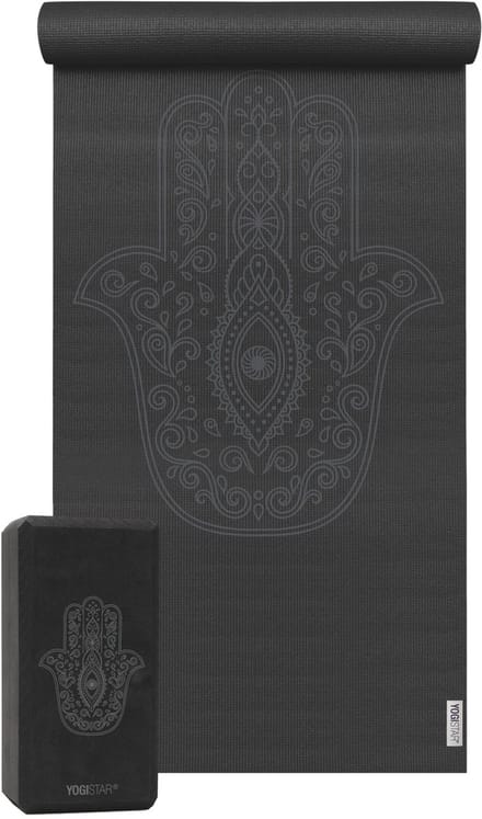 Yoga-Set Starter Edition - hand of fatima (Yogamatte + 1 Yogablock)
