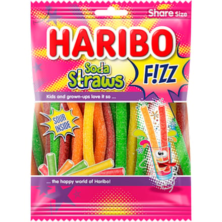 Soda straws fizz