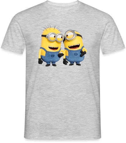 Minions Phil En Stuart Grappig T-Shirt Heren