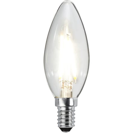 STAR TRADING LED-kaarslamp E14 B35 2W 2.700K filament 250lm