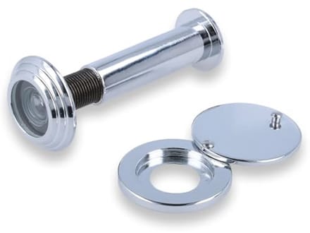 Deurspion voor Deurdiktes 55-80 mm - Glanzend Chroom