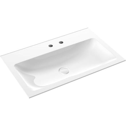 Emco asis washbasin 80 cm with 2 tap holes 957711482