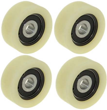 Set van 4 Nylon Wielen (50mm Diameter) - Robuust en Trillingsvrij