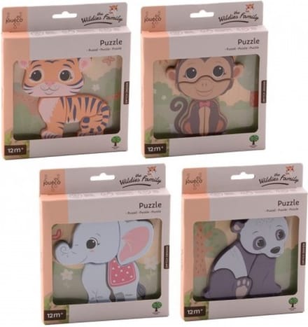 Joueco The Wildies Family puzzel (1 stuk )