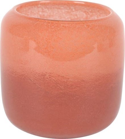 Rasteli Vaas Glas Roze Rood D 20,1 cm H 19 cm‎‎