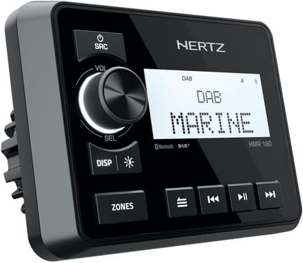Marine Stereo HMR 18 D - DAB+/FM/USB/BT 4x50 Watt 2 Zones