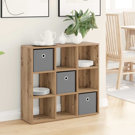 vidaXL - Dressoir - Artisan - Eiken - 73,5 - x - 24 - x - 69,5 - cm